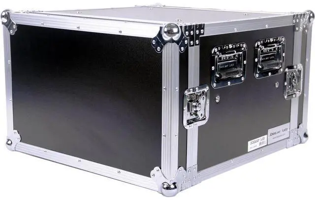 Alt view image 4 of 7 - Deejayled TBH6UADSM21 6u Shock Proof Rack 21" Deep