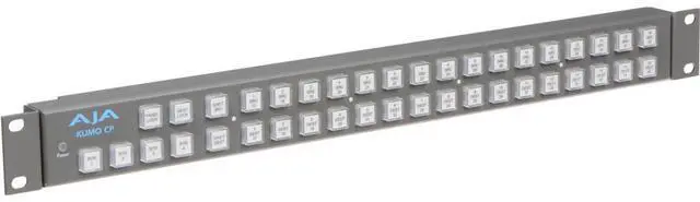 Alt view image 2 of 3 - AJA KUMO-CP 1RU Hardware Control Panel for KUMO Routers