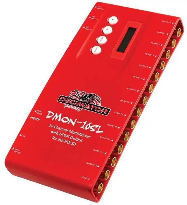 Main image of Decimator DMON-16SL 16-Channel SDI Multiviewer #DD-16SL