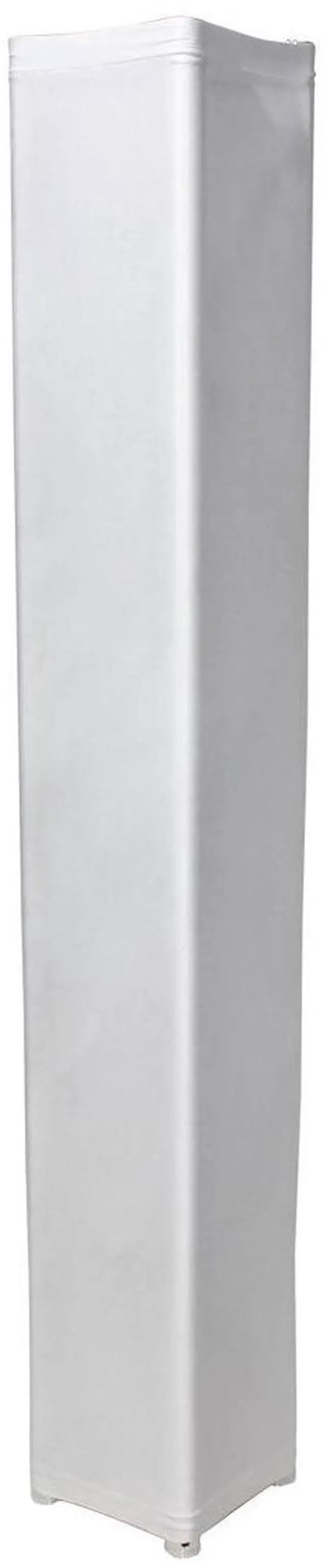 Alt view image 8 of 14 - ProX XTC-SQ656TS-W White 6.56Ft 2 meter Lycra Cover Scrim Sleeve fits 12" Quad Box Truss Segment