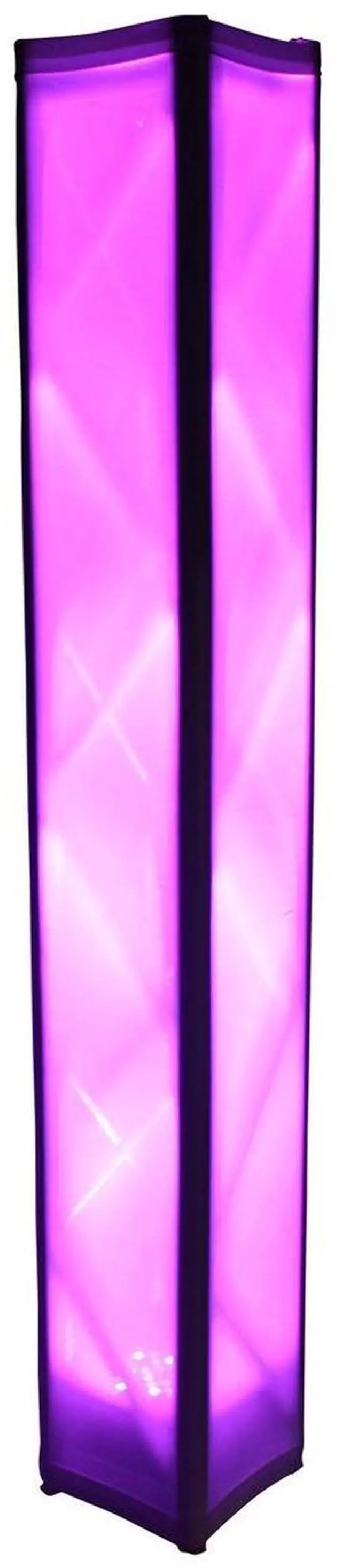 Alt view image 9 of 14 - ProX XTC-SQ656TS-W White 6.56Ft 2 meter Lycra Cover Scrim Sleeve fits 12" Quad Box Truss Segment