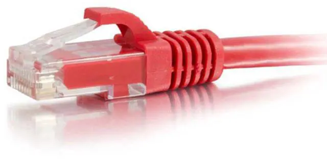 Alt view image 17 of 17 - 14 ft Cat6 Snagless Patch Cabel Red