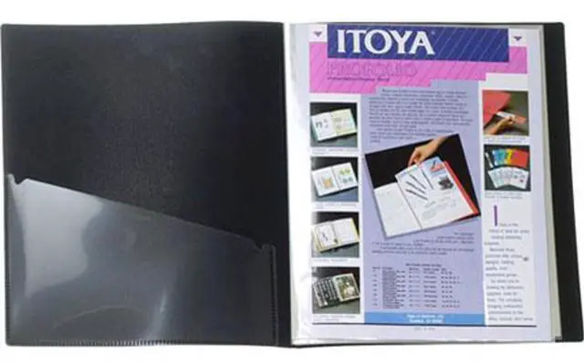 Alt view image 2 of 2 - Itoya Bound Art Profolio Presentation Book with 16x20" 24 Pocket Pages, 48 Views