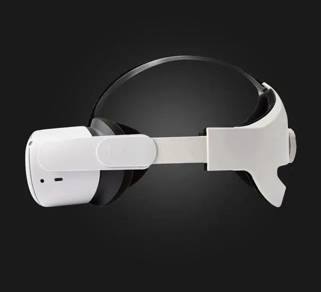 Alt view image 6 of 6 - Rebuff Reality Head Strap for Oculus Quest 2, White #WLEHS1WHT