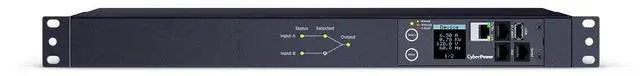 Alt view image 4 of 9 - CyberPower PDU44001 Switched 1U 100 - 120 VAC 15A 10 ft Power Distribution Unit