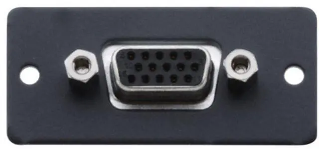 Alt view image 2 of 2 - Kramer Electronics WX-2F 15-Pin HD (F) to 15-Pin HD (F) Wall Plate Insert