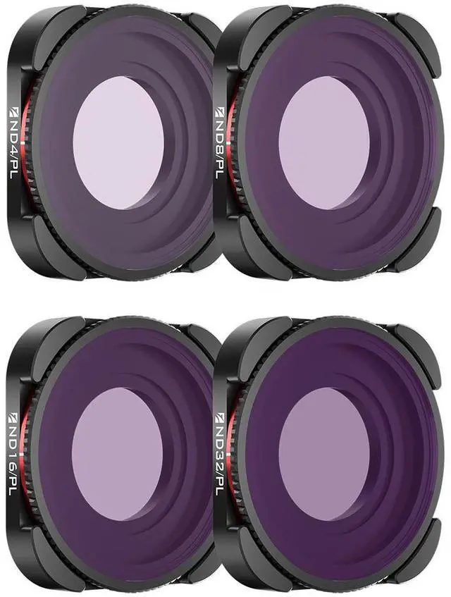 Main image of Freewell Freewell Hybrid ND/PL Bright Day Filter Bundle for Select GoPro HERO Cameras, 4-Pack