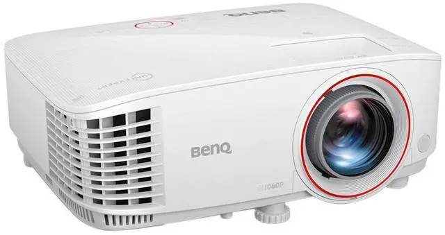 Alt view image 2 of 6 - BenQ TH671ST Full HD DLP Home Theater Gaming Projector, Bundle with H&A Ceiling Mount