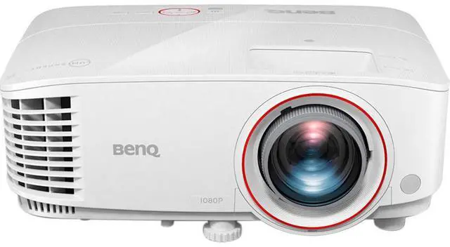 Alt view image 4 of 6 - BenQ TH671ST Full HD DLP Home Theater Gaming Projector, Bundle with H&A Ceiling Mount