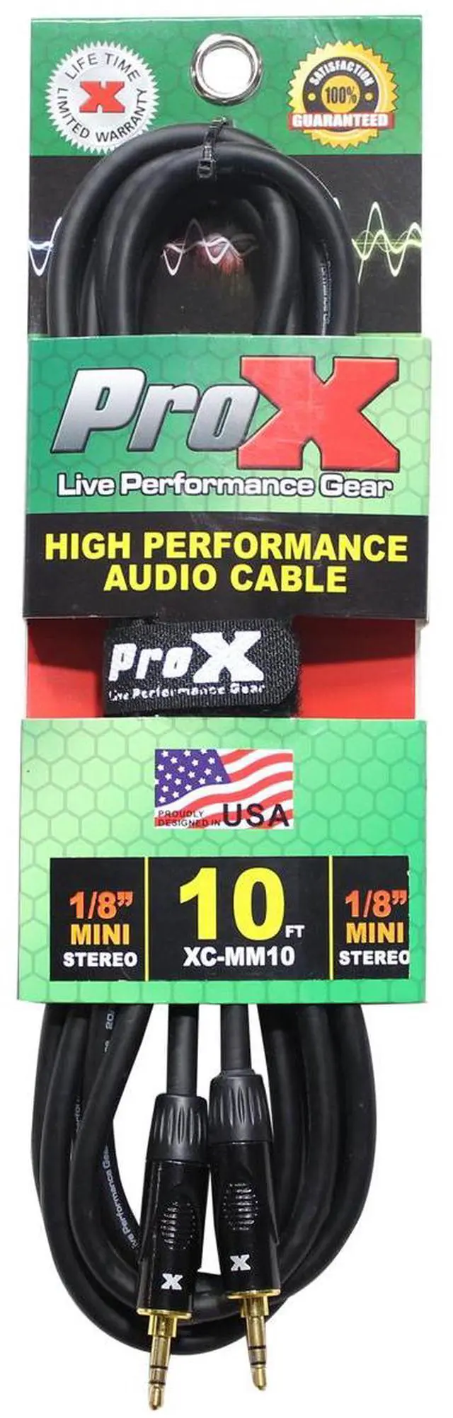 Alt view image 3 of 9 - ProX XC-MM10 | 10ft 1/8in to 1/8in Cable