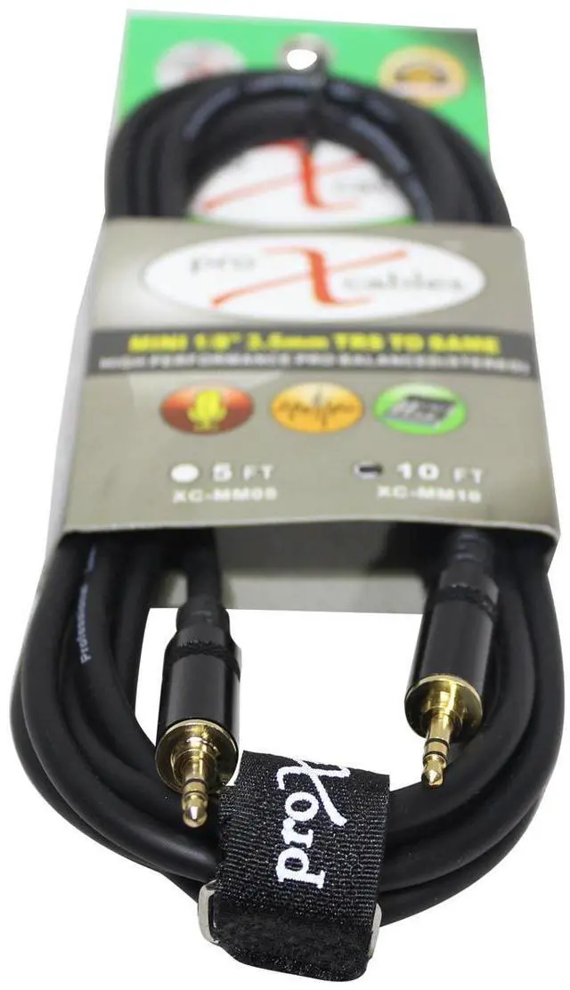Alt view image 6 of 9 - ProX XC-MM10 | 10ft 1/8in to 1/8in Cable