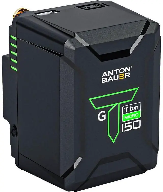 Alt view image 3 of 6 - Anton Bauer Titon Micro 150 Gold Mount Battery