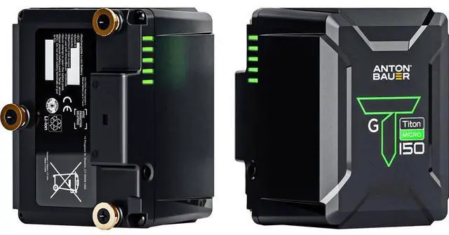 Alt view image 5 of 6 - Anton Bauer Titon Micro 150 Gold Mount Battery