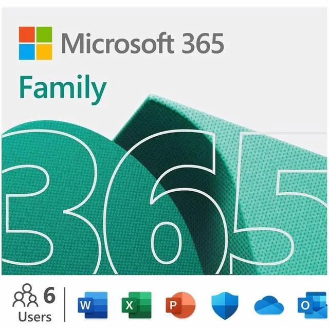 Alt view image 4 of 4 - Microsoft 365 Family Subscription License Up to 6 people 1 Year 6GQ01892