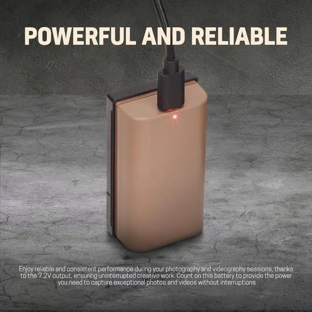 Alt view image 6 of 7 - Green Extreme NP-F550 25.9Wh 7.4V 3500mAh Lithium-Ion Battery Pack with USB-C Port