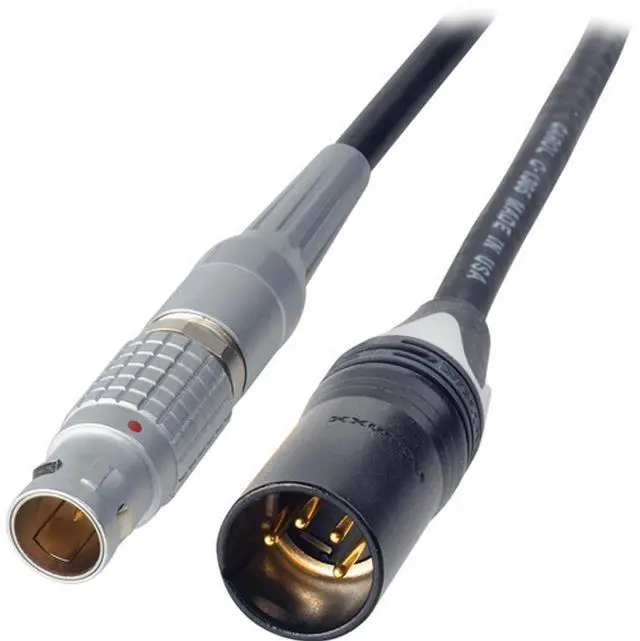 Main image of Laird 10' Lemo 2B-6-Pin to XLR 4-Pin Male 12V DC Power Adapter Cable for Red One Cameras