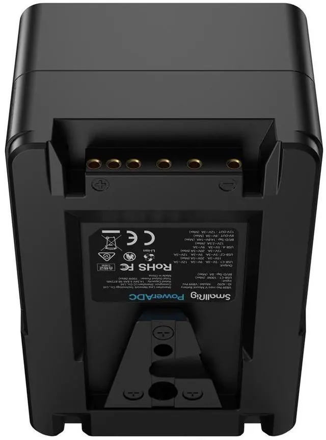 Alt view image 4 of 7 - SmallRig VB99 Pro Mini V-Mount Rechargeable Lithium-Ion Battery