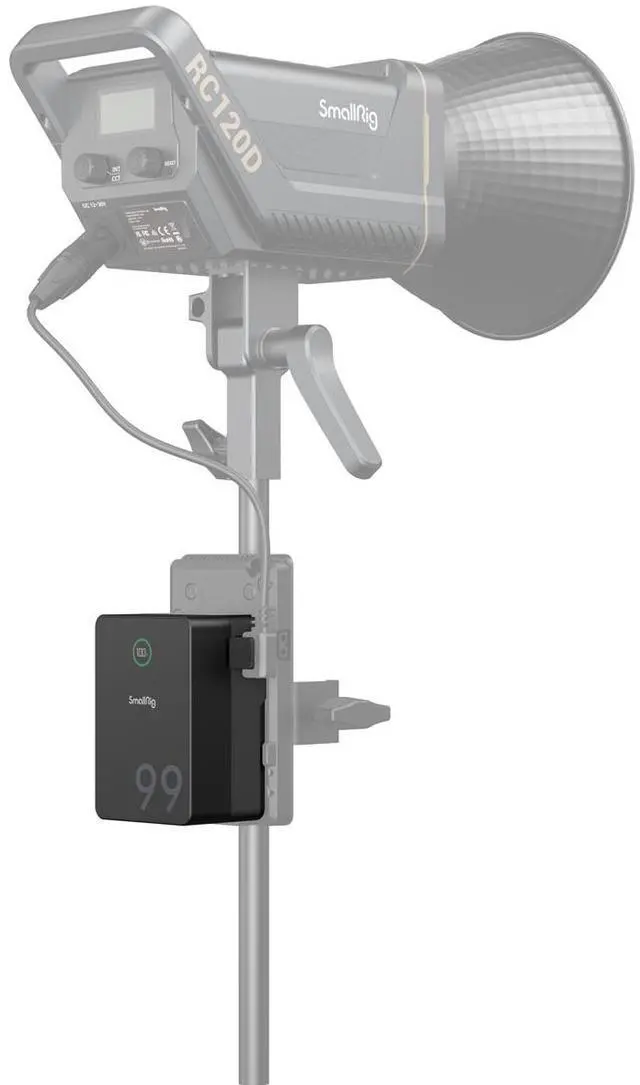 Alt view image 7 of 7 - SmallRig VB99 Pro Mini V-Mount Rechargeable Lithium-Ion Battery