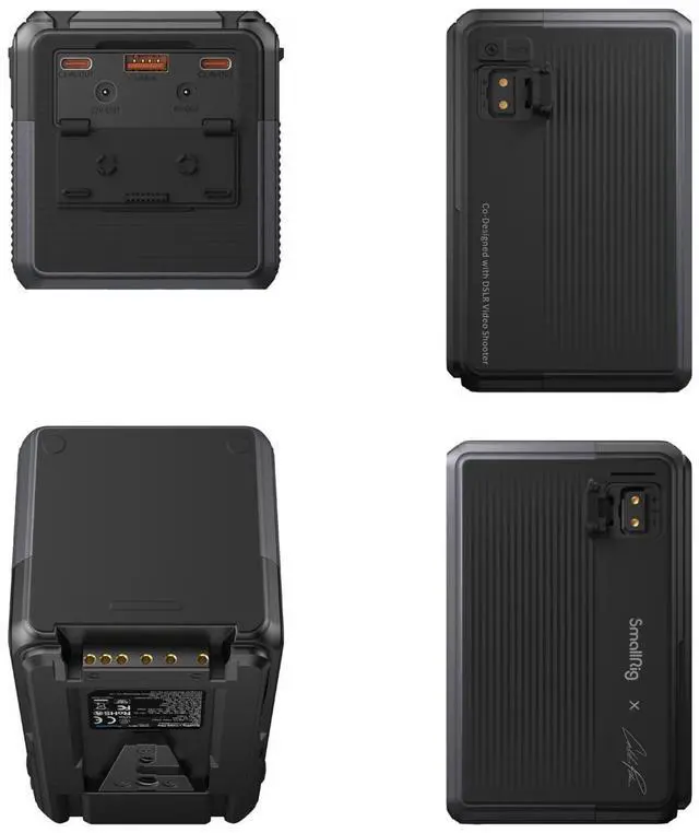 Alt view image 2 of 7 - SmallRig x Caleb Pike VB212 212Wh mini V-Mount Rechargeable Lithium-Ion Battery