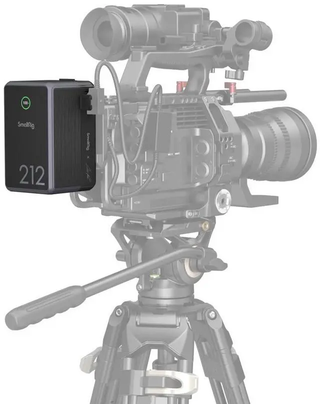 Alt view image 4 of 7 - SmallRig x Caleb Pike VB212 212Wh mini V-Mount Rechargeable Lithium-Ion Battery