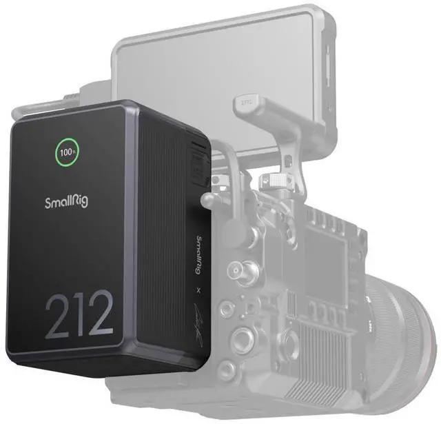 Alt view image 5 of 7 - SmallRig x Caleb Pike VB212 212Wh mini V-Mount Rechargeable Lithium-Ion Battery