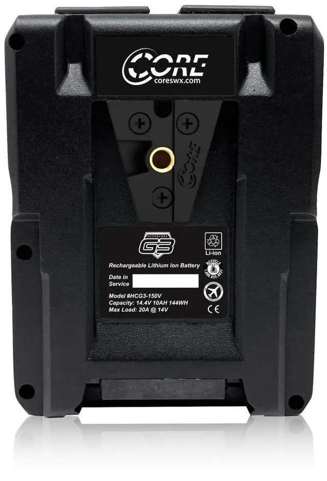 Alt view image 6 of 6 - Core SWX Core SWX 144wh  V-mount SMART Battery Pack, 14.4v 10Ah