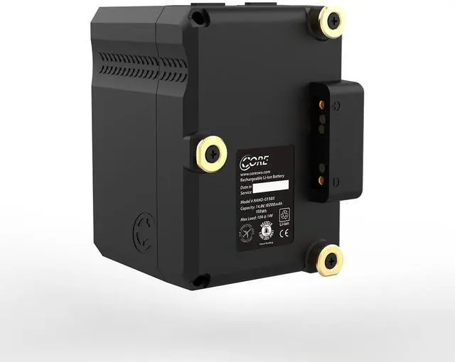 Alt view image 11 of 11 - Core SWX NANOX G150 Micro 150Wh Li-Ion Battery (Gold Mount)