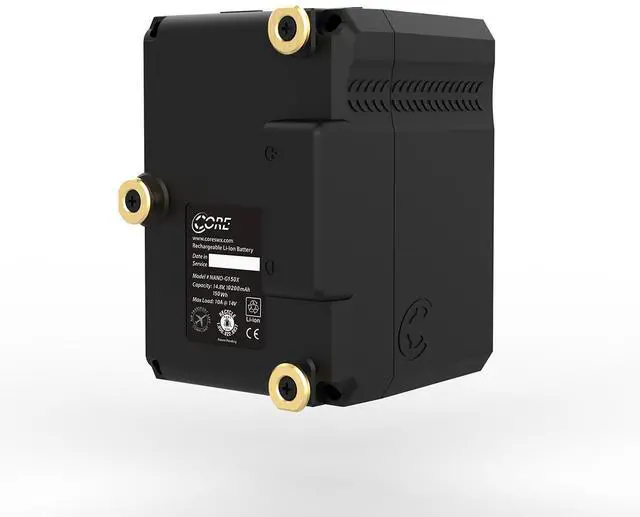 Alt view image 10 of 11 - Core SWX NANOX G150 Micro 150Wh Li-Ion Battery (Gold Mount)