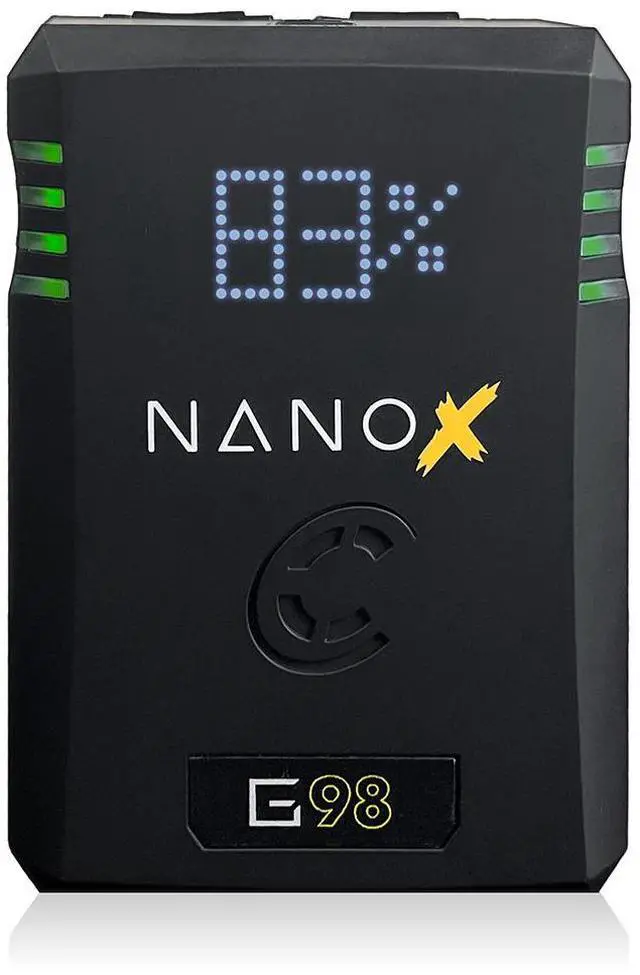 Alt view image 9 of 14 - Core SWX NANOX G98 Micro 98Wh Li-Ion Battery (Gold Mount)