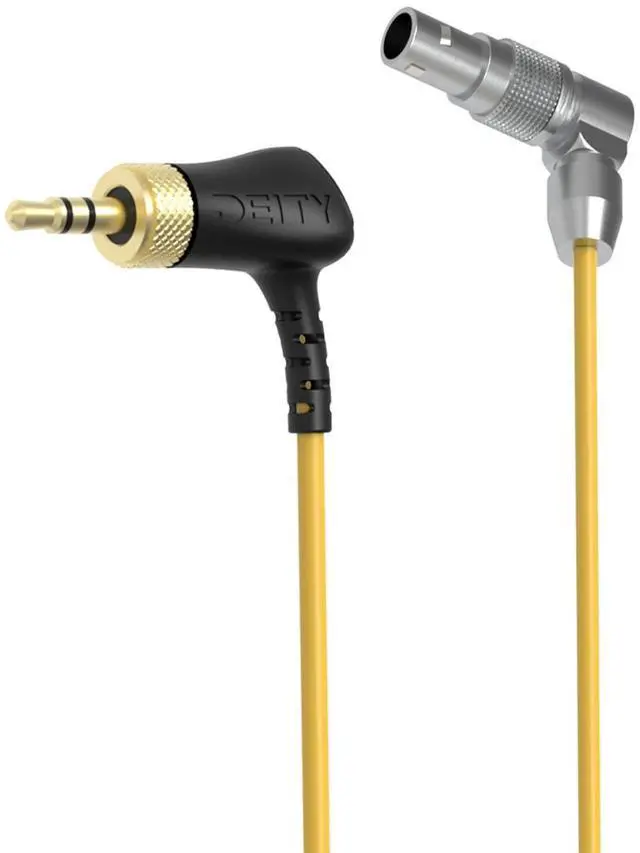 Main image of Deity Microphones C13 Locking 3.5mm TRS to Right-Angle 5-Pin LEMO Timecode Cable for Arri Alexa Mini