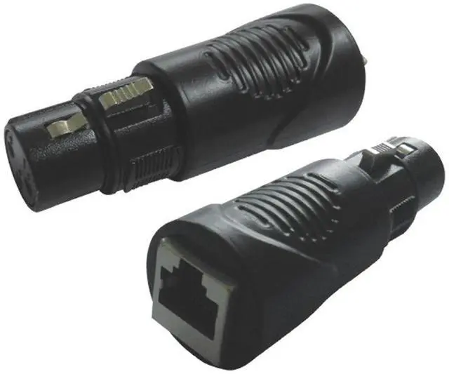 Main image of ProX XC-RJ45XF3 Cat 5/6 RJ45 to 3-Pin Female DMX Connector/Adapter