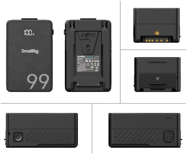 Alt view image 2 of 7 - SmallRig VB99 SE Mini V-Mount Battery