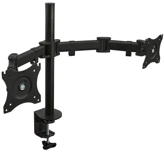 Alt view image 13 of 19 - Mount-It! MI-1752 Full Motion Dual Monitor Desk Mount