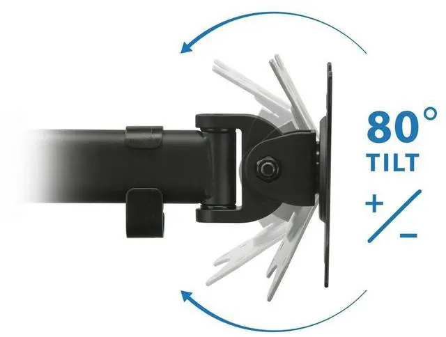 Alt view image 19 of 19 - Mount-It! MI-1752 Full Motion Dual Monitor Desk Mount