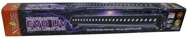 Alt view image 9 of 14 - ProX X-BAR24UV3W Evo UV 24 3W LED Ultraviolet Black Light Bar