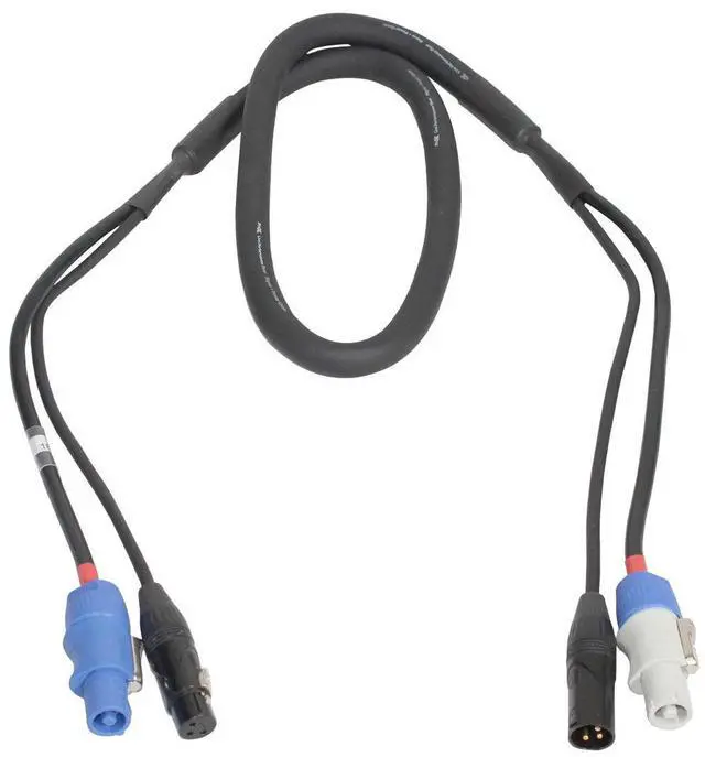 Alt view image 6 of 6 - ProX XC-PWC14-DMX05 (6ft DMX + PowerCon Combo Cable)