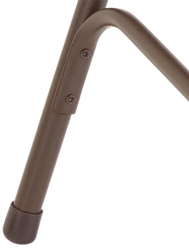 Alt view image 10 of 10 - National Public Seating NPS 2200 Series Fabric Padded Premium Folding Chairs Russet Walnut 4 Pack (2207/4)