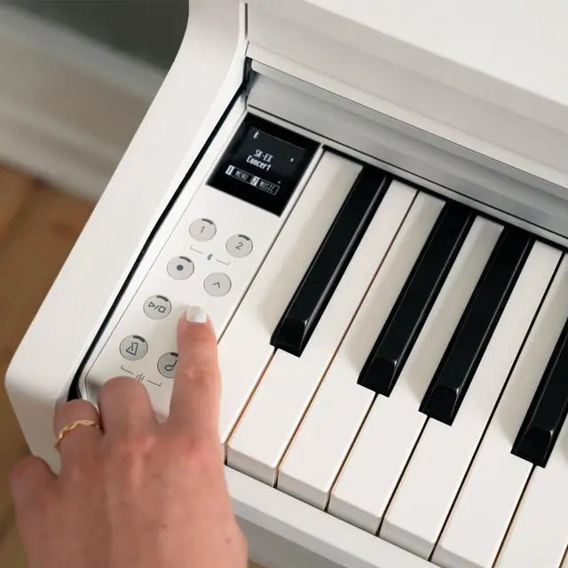 Alt view image 2 of 7 - Kawai CN201 88-Key Digital Piano with Responsive Hammer III, Premium Satin White