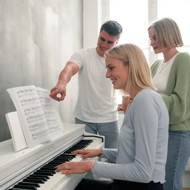 Alt view image 7 of 7 - Kawai CN201 88-Key Digital Piano with Responsive Hammer III, Premium Satin White