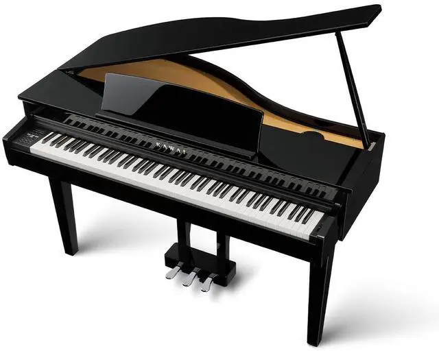 Alt view image 7 of 7 - Kawai DG30 88-Key Digital Grand Piano with Responsive Hammer III, Ebony Polish