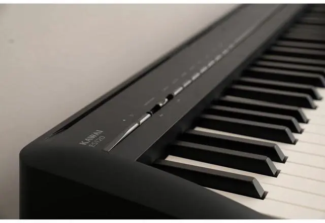 Alt view image 7 of 7 - Kawai ES120 88-Key Portable Digital Piano with Speakers, Stylish Black