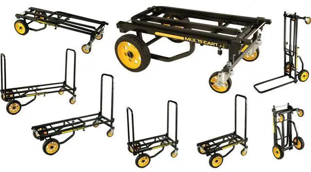 Alt view image 8 of 8 - Rock N' Roller Multi Cart R6RT Mini Dolly 500 lb Capacity Hand Truck w/ R Trac