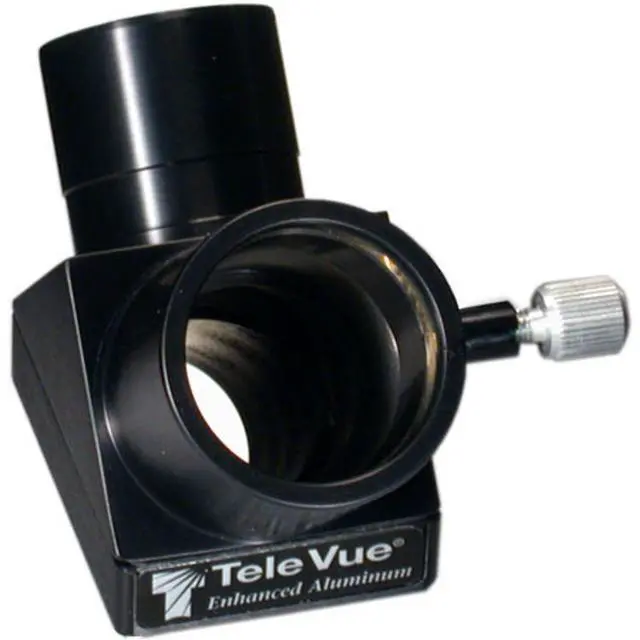 Main image of Tele Vue 1.25" 90 Degree Enhanced Aluminum Mirror Diagonal with Brass Clamp Ring