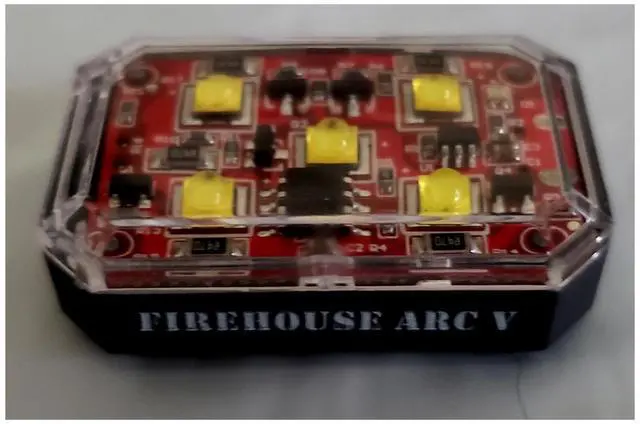 Alt view image 7 of 7 - Firehouse Technology ARC "V" Drone Strobe Anti-Collision Light, 1000 Lumens, Green