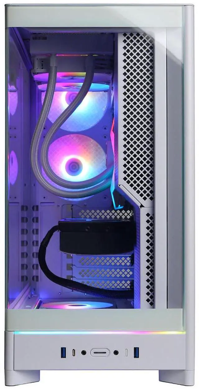Alt view image 2 of 6 - CyberPowerPC Gamer Supreme Liquid Cooled Gaming Desktop Computer, Intel Core Ultra 7 265KF 3.9GHz, 32GB RAM, 2TB SSD, NVIDIA GeForce RTX 5060 Ti 16GB, Windows 11 Home, White