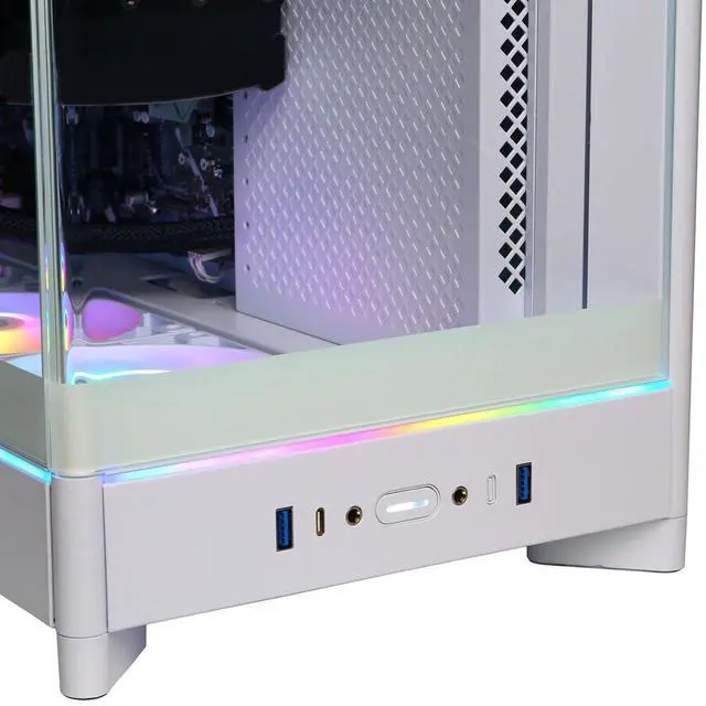 Alt view image 4 of 6 - CyberPowerPC Gamer Supreme Liquid Cooled Gaming Desktop Computer, Intel Core Ultra 7 265KF 3.9GHz, 32GB RAM, 2TB SSD, NVIDIA GeForce RTX 5060 Ti 16GB, Windows 11 Home, White