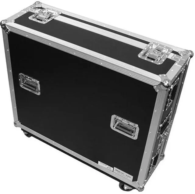 Alt view image 6 of 11 - Deejay LED TBHX32DOGHOUSEW Fly Drive Case for Behringer X32 Digital Mixer with Wheels, Black