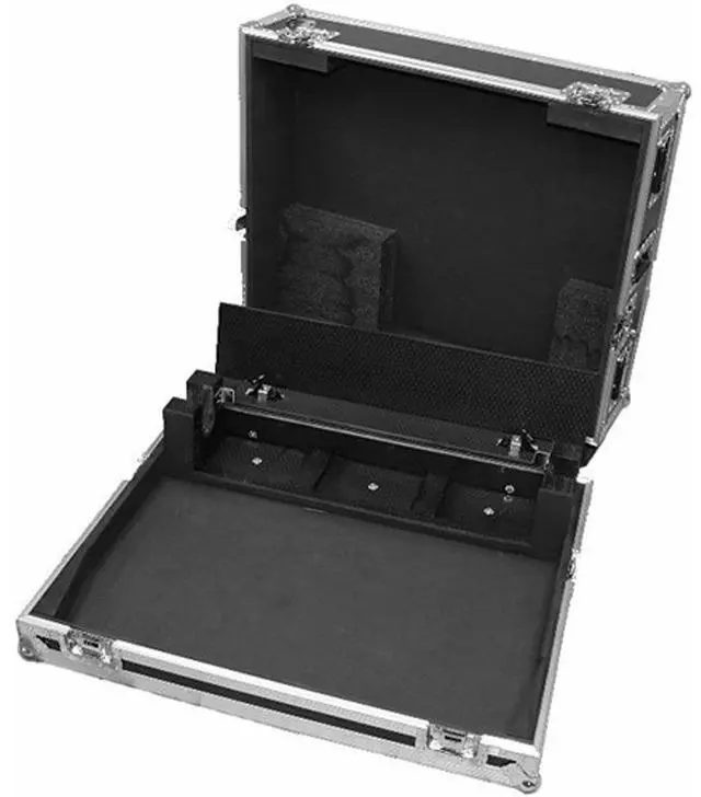 Alt view image 9 of 11 - Deejay LED TBHX32DOGHOUSEW Fly Drive Case for Behringer X32 Digital Mixer with Wheels, Black