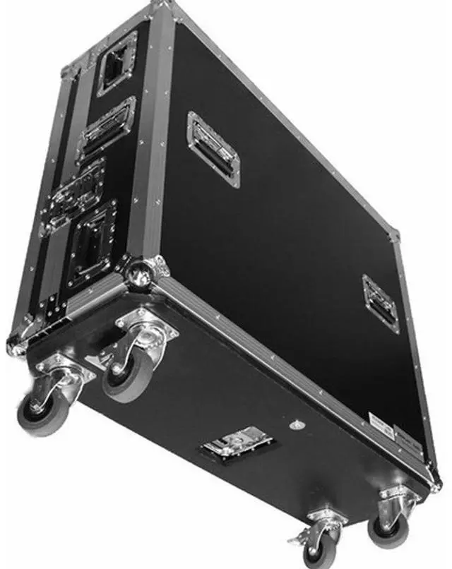 Alt view image 8 of 11 - Deejay LED TBHX32DOGHOUSEW Fly Drive Case for Behringer X32 Digital Mixer with Wheels, Black