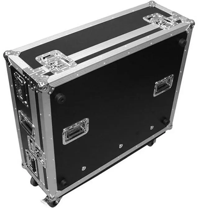 Alt view image 7 of 11 - Deejay LED TBHX32DOGHOUSEW Fly Drive Case for Behringer X32 Digital Mixer with Wheels, Black